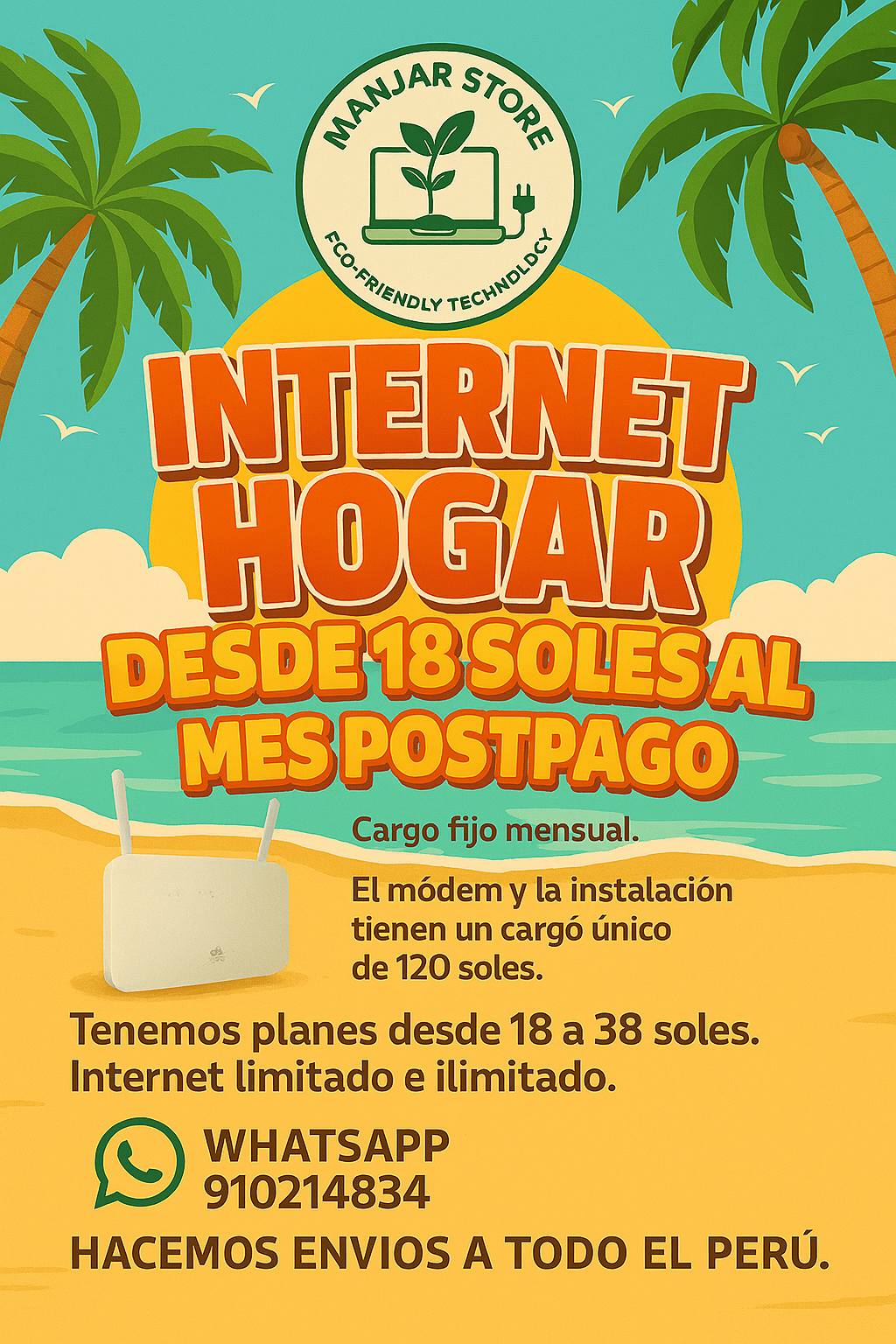 Manjar Telco - Planes de Internet
